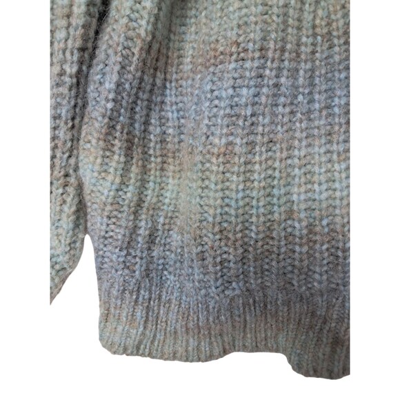 Club Monaco Sweater Women's XXS Oversized Blue Ombre Italian Yarn Wool Alpaca - Picture 4 of 11
